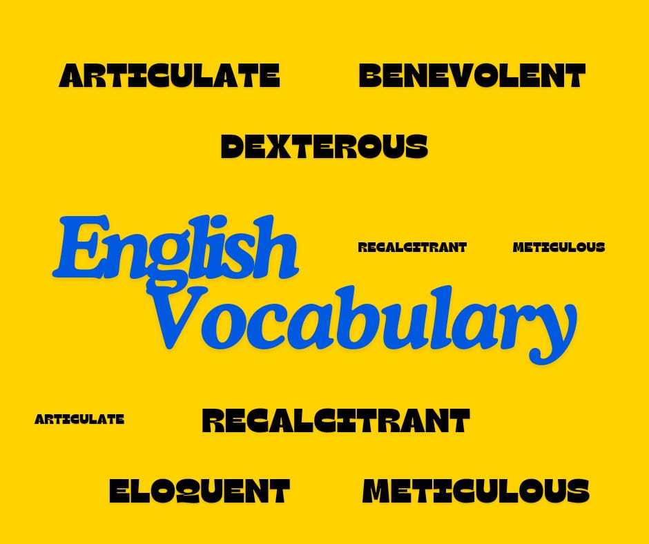 English vocabulary development in online English classes for class 7