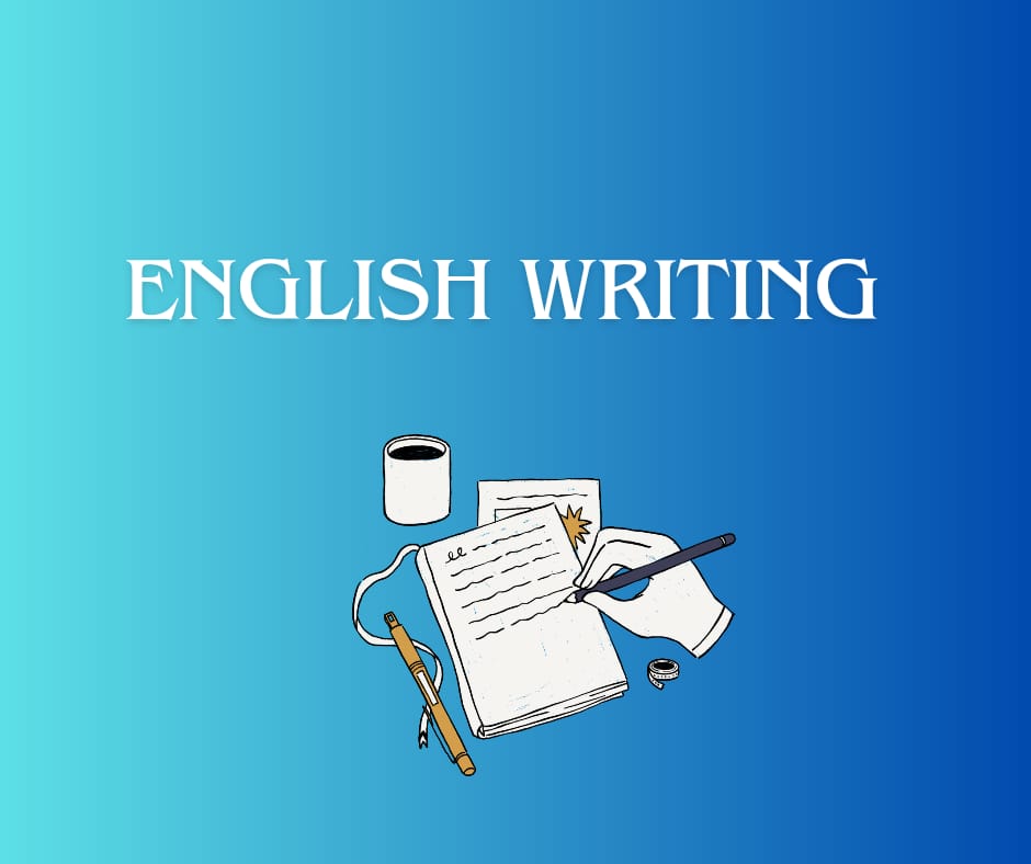 Writing skills development in online English classes for class 7