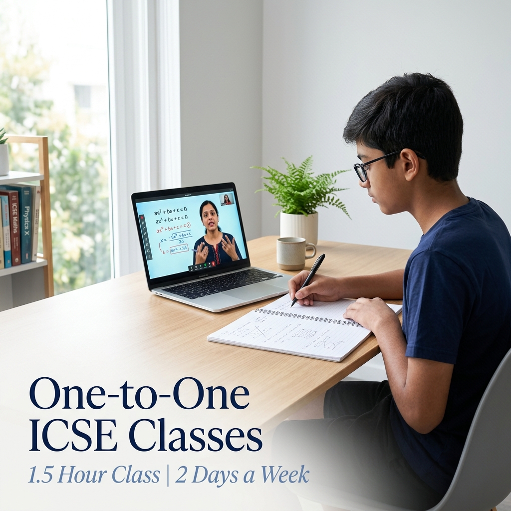 online class 9 Maths tuition for ICSE students