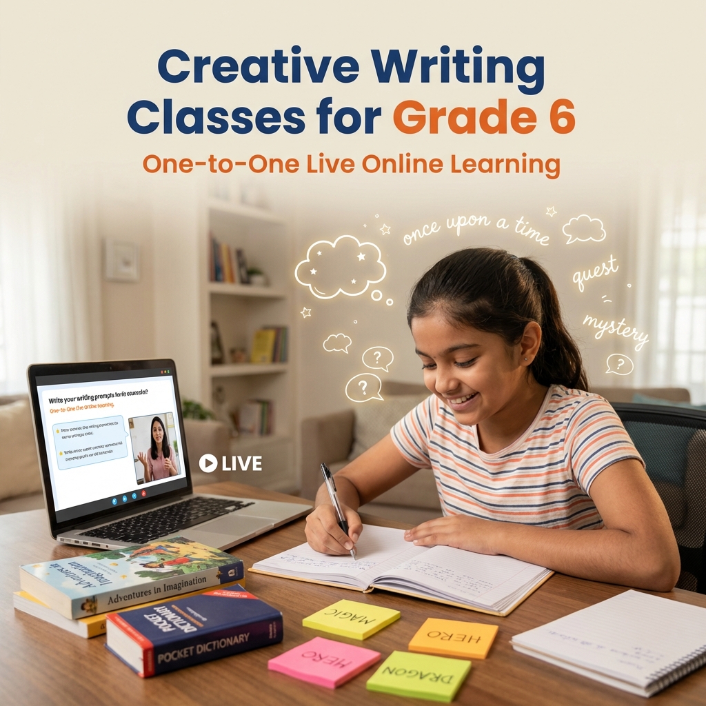 Online tuition for class 5 on creative writting