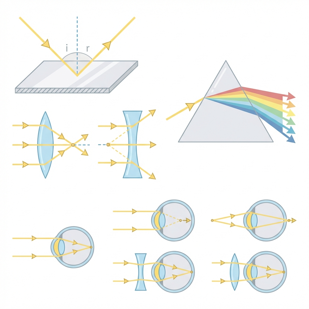 Light chapter from class 9 of Science class 9 ICSE