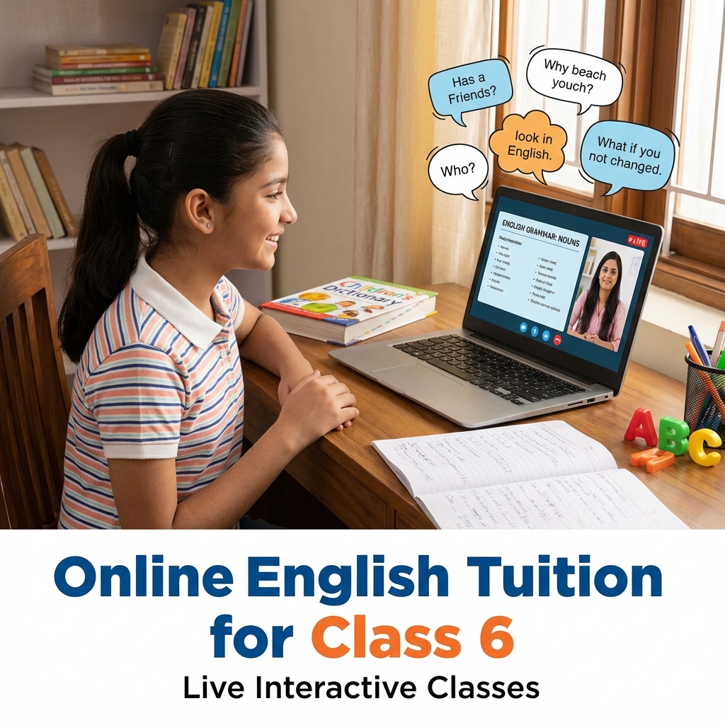 Online English tuition for class 6