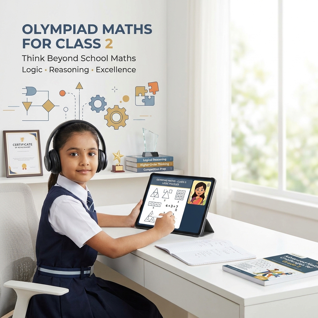 Class 2 Olympiad maths preparation with logical reasoning questions