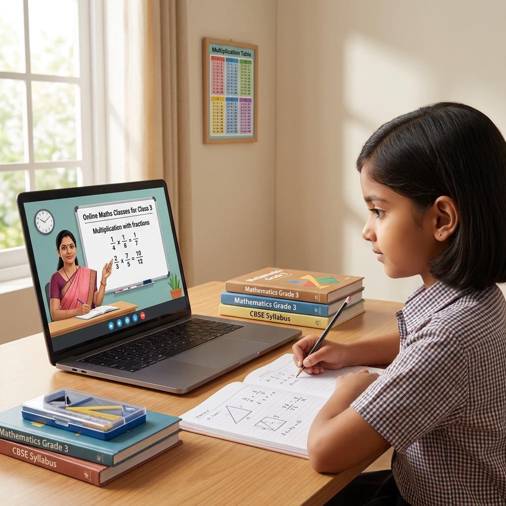 Online Math classes for class 3 for advance Math and deeper concept