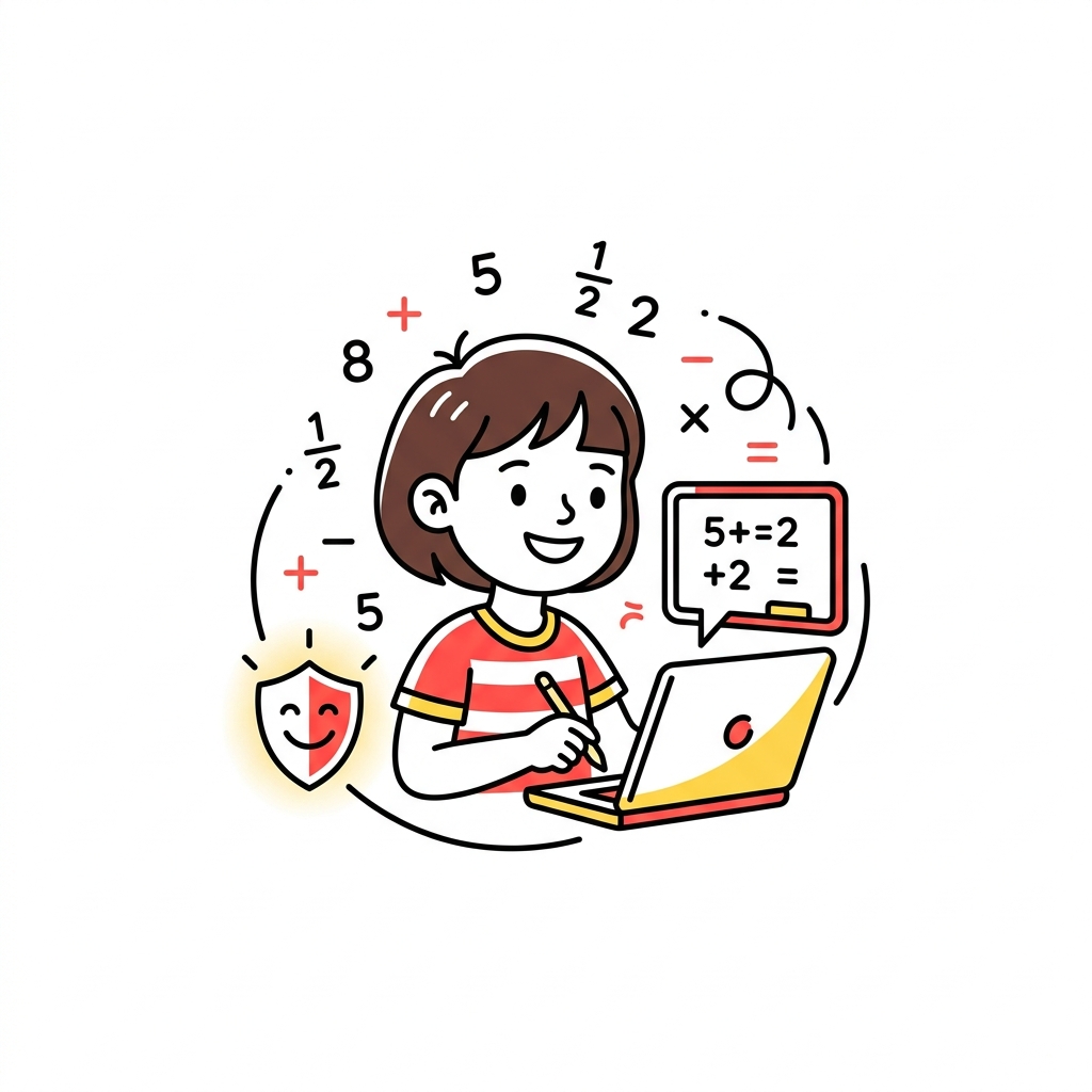 Fear free learning environment in online class 5 math tuition