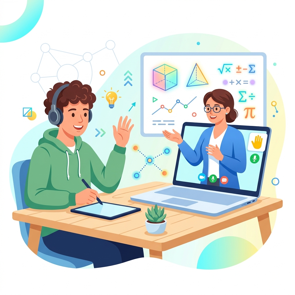interactive teaching at online math tuition for class 5