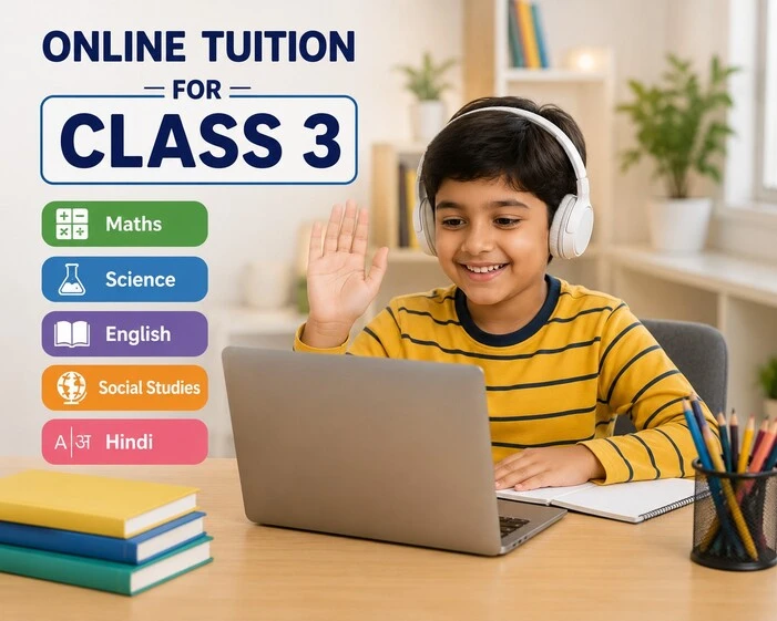 LIVE one -to- one online tuition for class 3