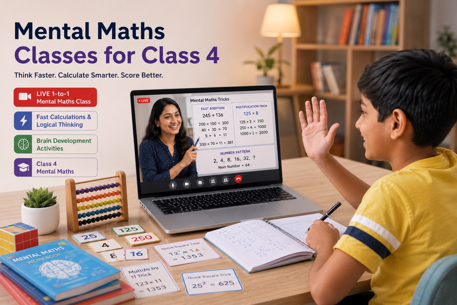 mental maths classes for kids online
