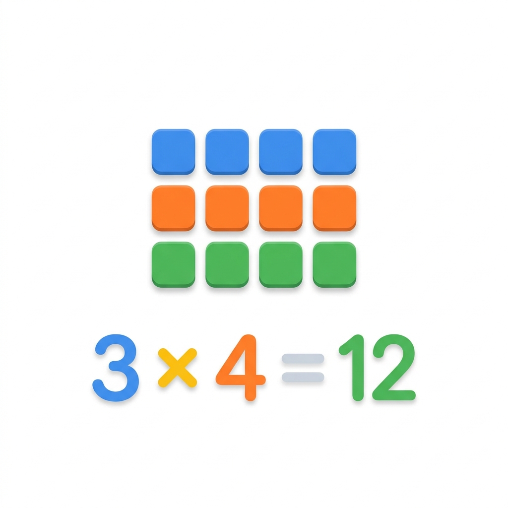 Introduction to multiplication for Class 2 math students