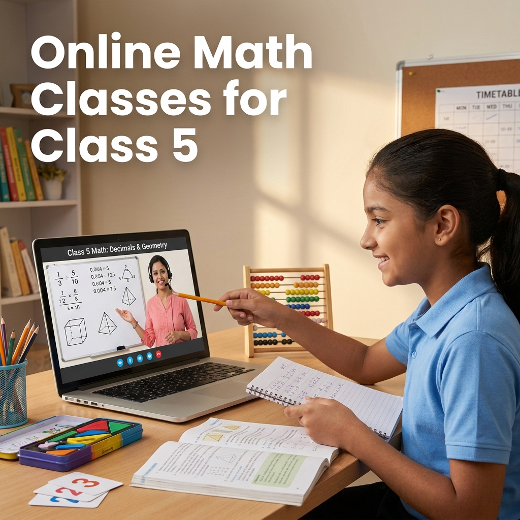 One to one Maths classes for class 5