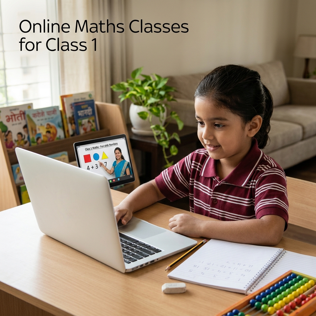 Online Math classes for class 1 for revising the basics before starting class 2