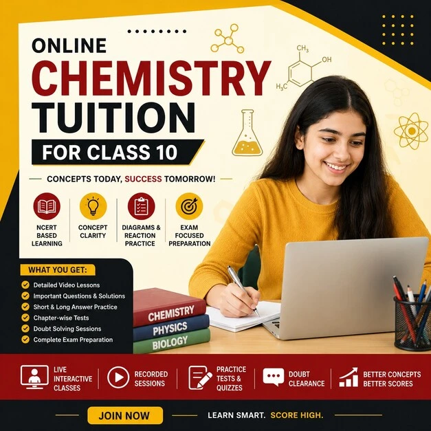 Online Chemistry tuition for class 10 ICSE