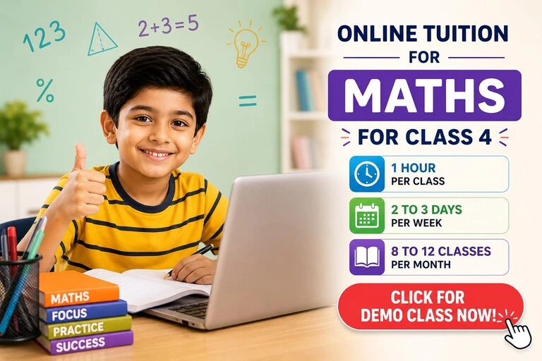 one -to-one online tuition for class 4 on Maths