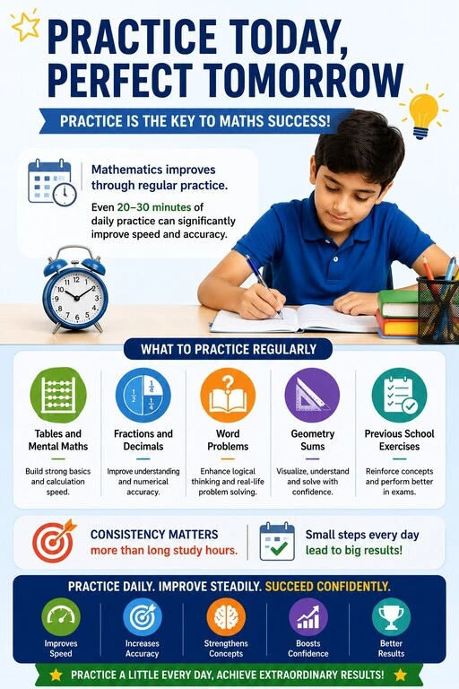 Practice class 6 Maths daily