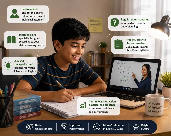 Solution by Digi Tutorial online tuition for class 4, boy feeling more confident