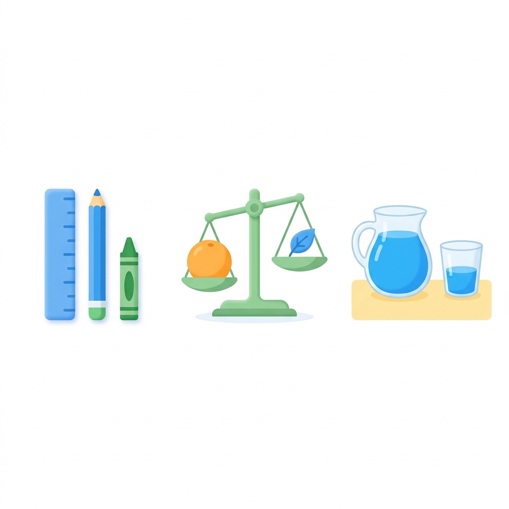 measurement concept basic for class 2 Math