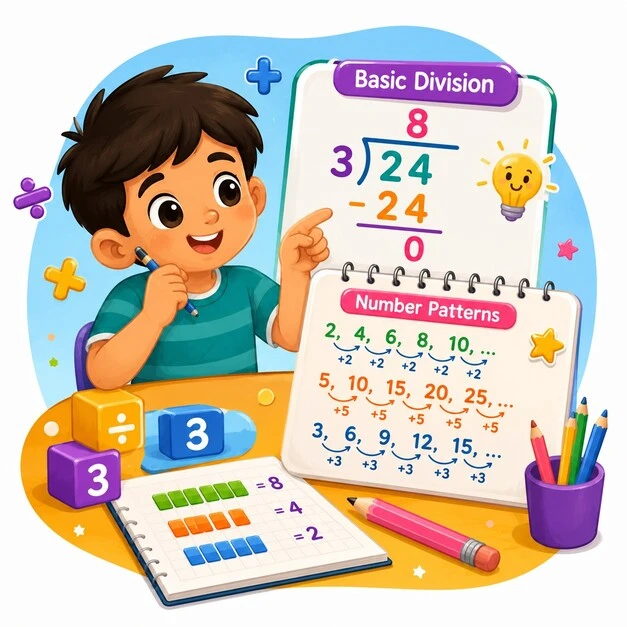 Division chapter learning from class 3 tuition