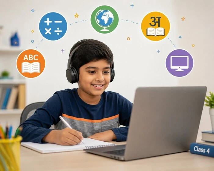 Online tuition for class 4 on all subjects