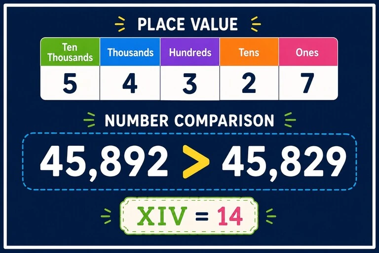 numbers and place value online maths tuition for class 4