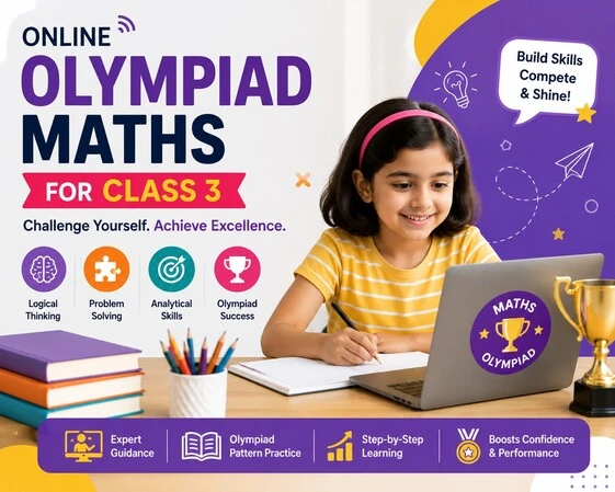 Online Olympiad Maths classes for class 3