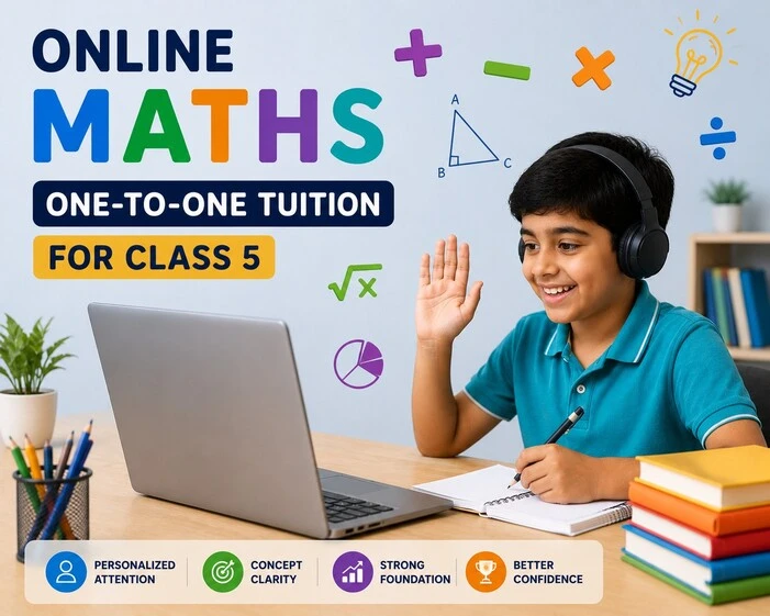 Online Maths tuition for class 5 Students