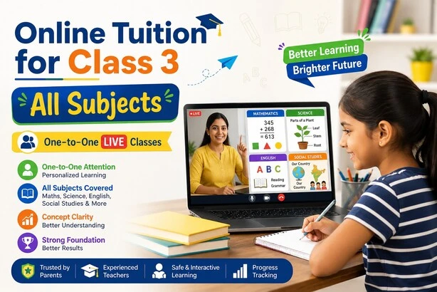 Online tuition for class 3 All subjects