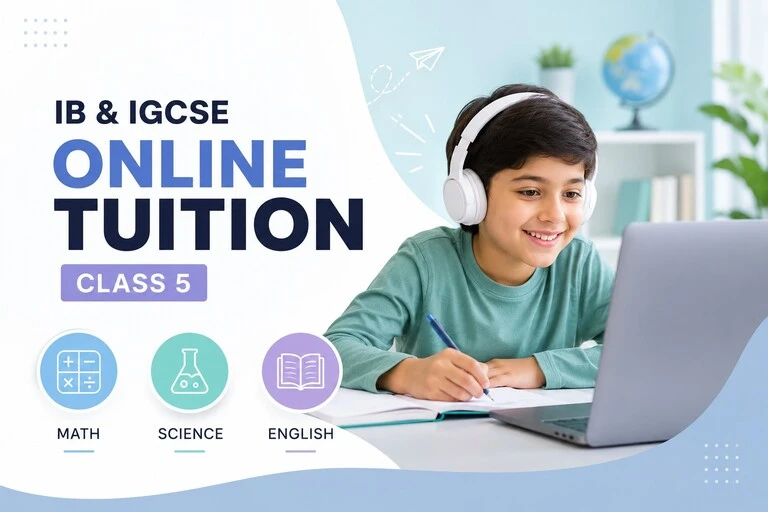 Online class for grade 5 for IB & IGCSE combined curriculum