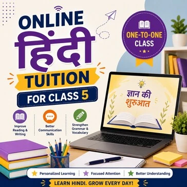 Online Hindi tuition for class 5